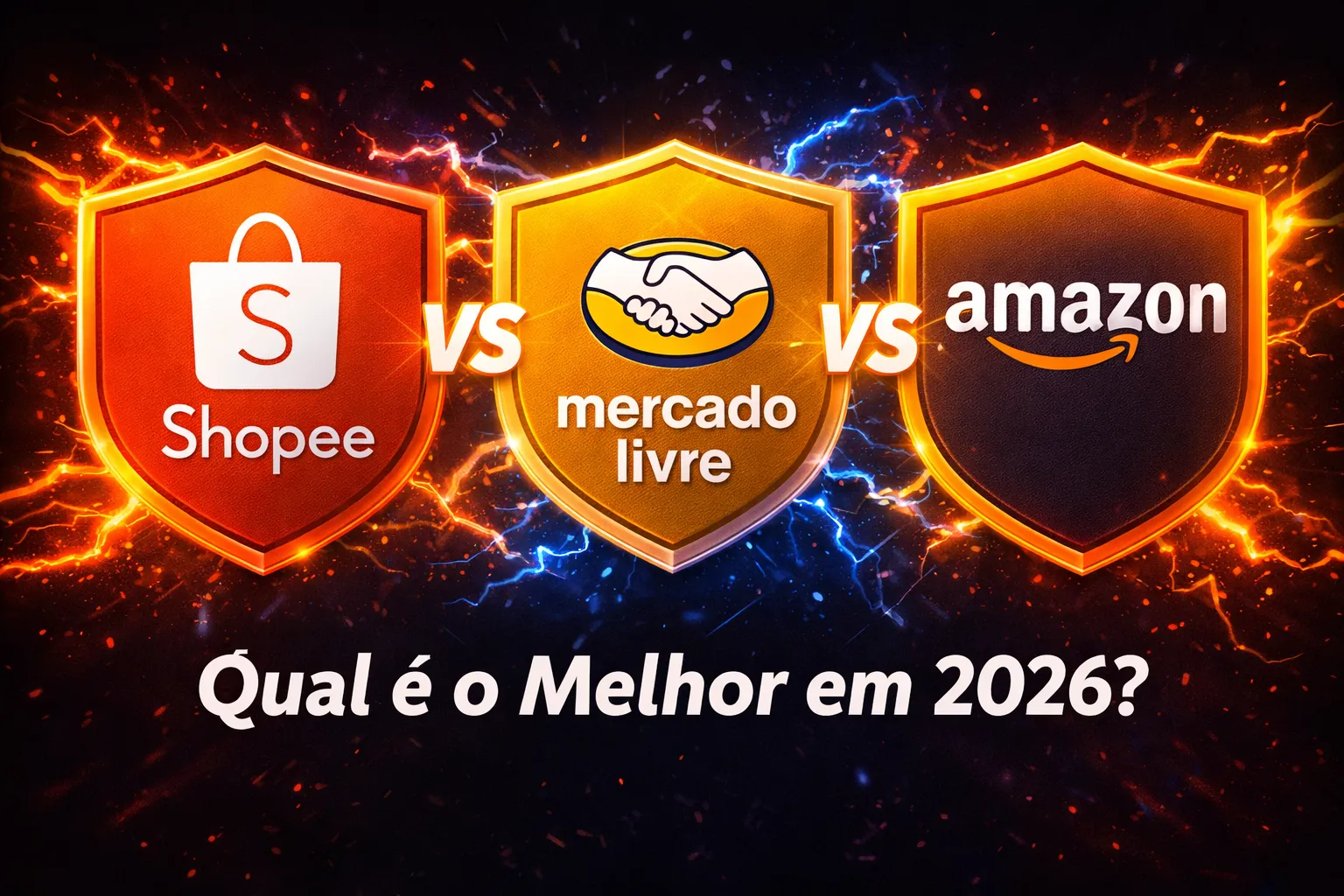 Shopee vs Mercado Livre vs Amazon: Qual Marketplace Escolher em 2026?